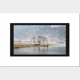 Crummock Water Snowfall Posters and Art